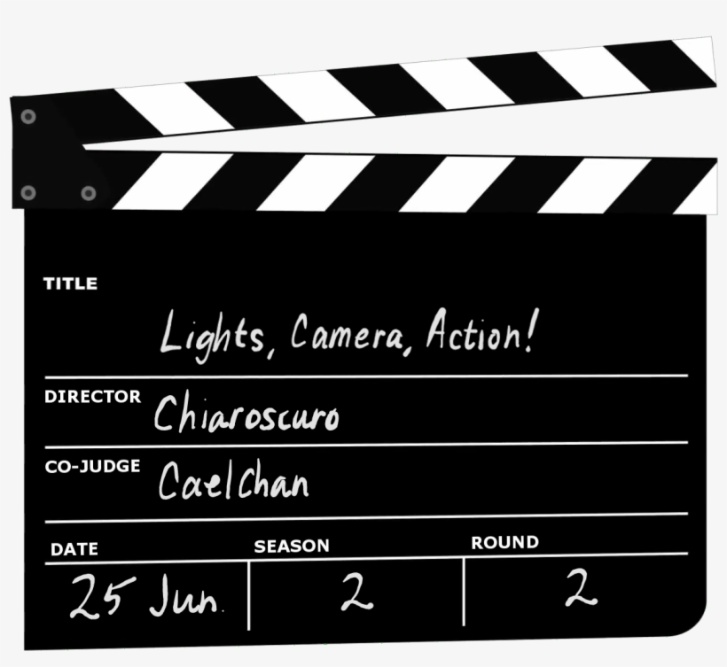 The Top Image Uses A Sort Of Double-exposure Technique - Movie Clapper Board Australia, transparent png download