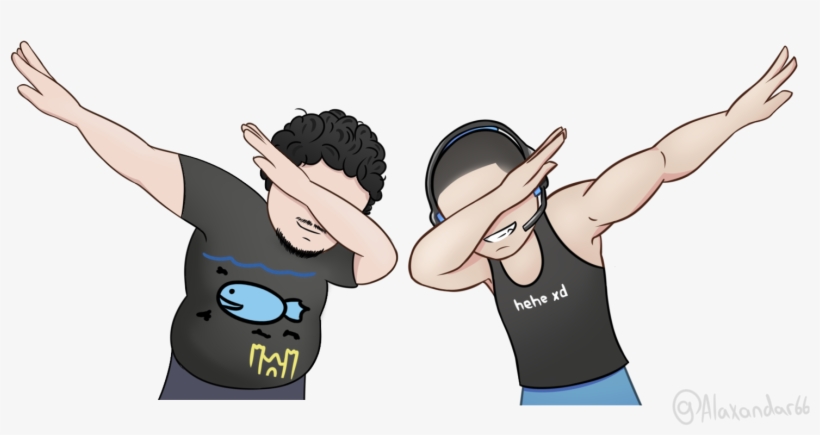 I Drew The Boys Dabbing The Haters - Fun, transparent png download