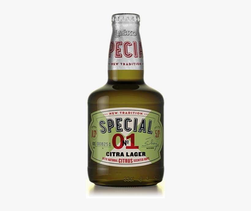 Beer Bottles Lasko Special - Laško Lager, transparent png download