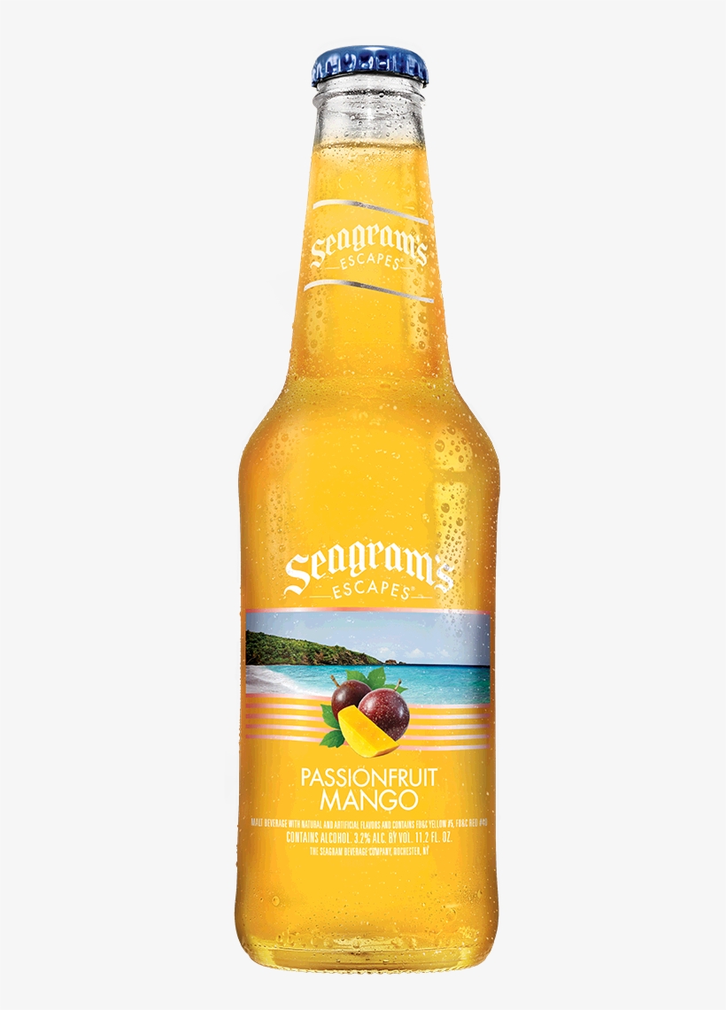 Passionfruit Mango Bottle Seagrams Wine Coolers PNG Image