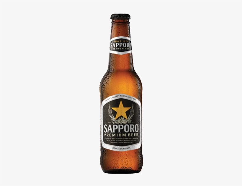 $14 - - Sapporo Bottles (6 Pack) (355ml), transparent png download