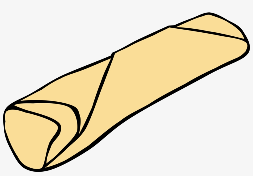 Breakfast Burrito Mexican Cuisine Enchilada Taco - Egg Roll Clip Art, transparent png download