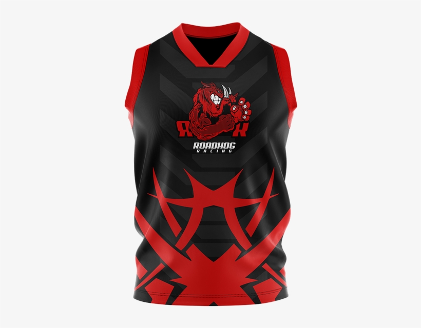 Roadhog Racing Sleeveless Jersey - Active Shirt, transparent png download