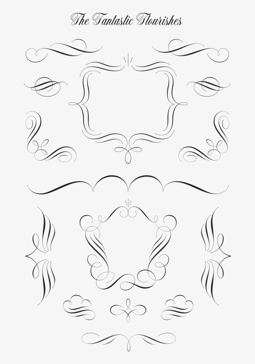 Fantastic Flourishes Collection Two - Jpeg, transparent png download