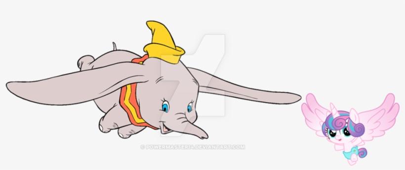 Dumbo And Flurry Heart By Powermaster - Dumbo X Flurry Heart, transparent png download