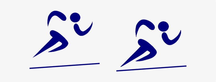 Blue Runner Svg Clip Arts 600 X 232 Px PNG Image | Transparent PNG Free ...
