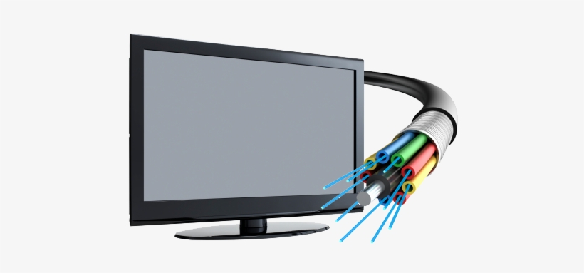 Cable Tv Png Download Image - Optical Fibre In Television, transparent png download