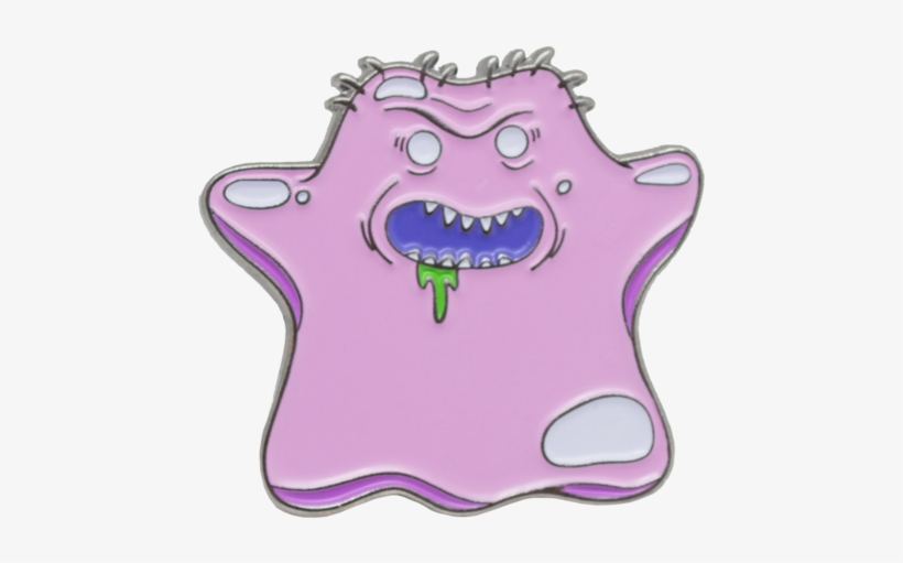 Dittobean Mashup Rick And Morty - Lapel Pin, transparent png download