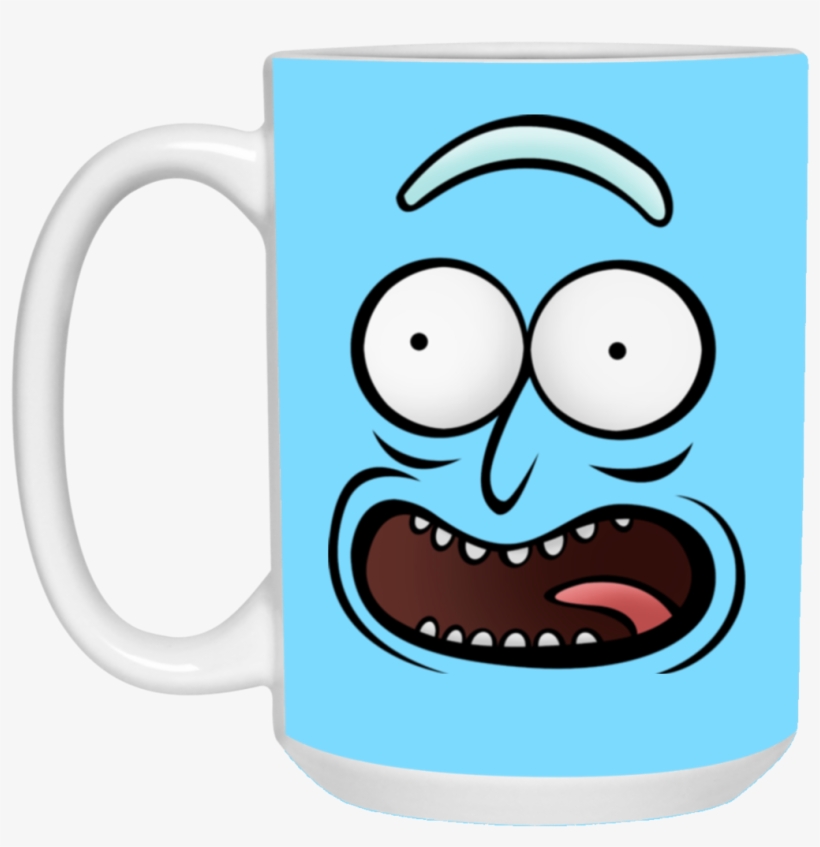 Rickz Pickles Funny Face Emoji Rick Mug Cup Gift - Mug, transparent png download