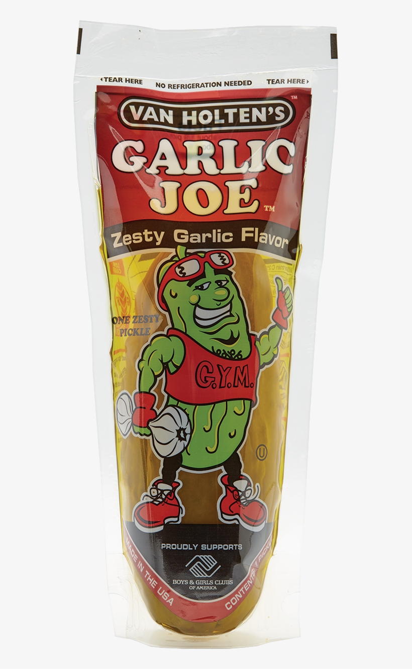 Garilc Joe Pickle In A Pouch Van Holten's Pickles Hot Mama 12 Count