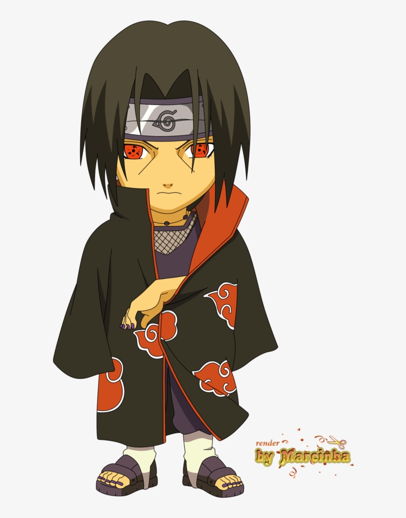Chibi Itachi By Marcinha - Itachi Chibi, transparent png download