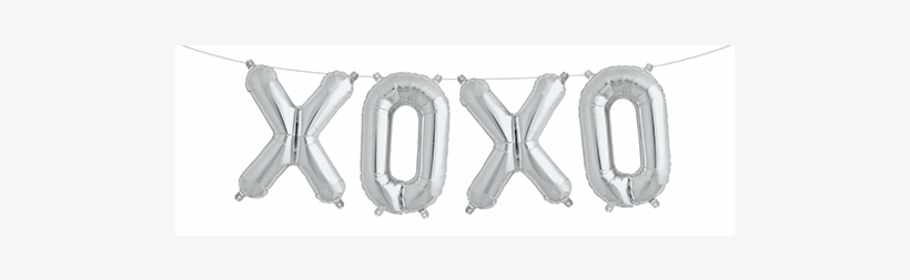 Silver Xoxo Balloon Kit Available At Shop Sweet Lulu - Katchon 1st Birthday Party Balloon Decoration Kit, transparent png download