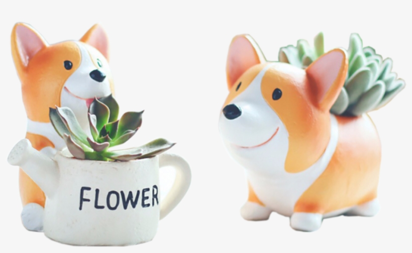 Corgi Plant Pot - Succulent Pots Creative, transparent png download