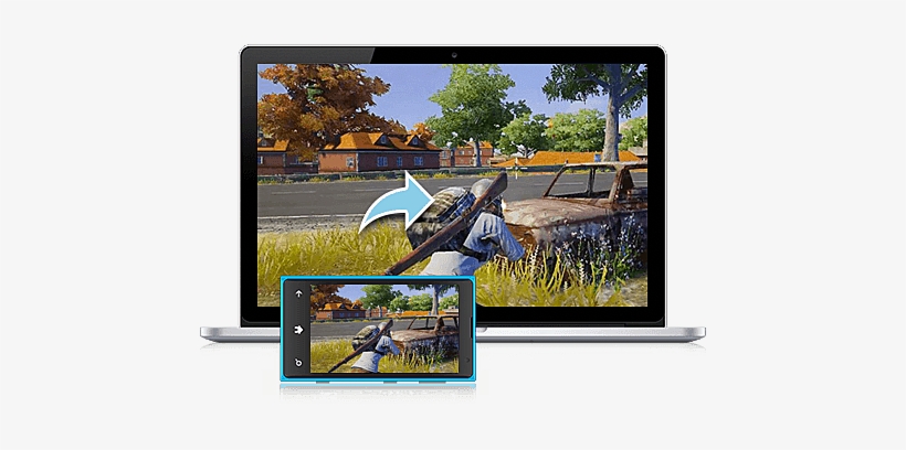 A Phone And A Laptop Displaying The Same Screen From - Pubg Mobile Stream Overlay, transparent png download