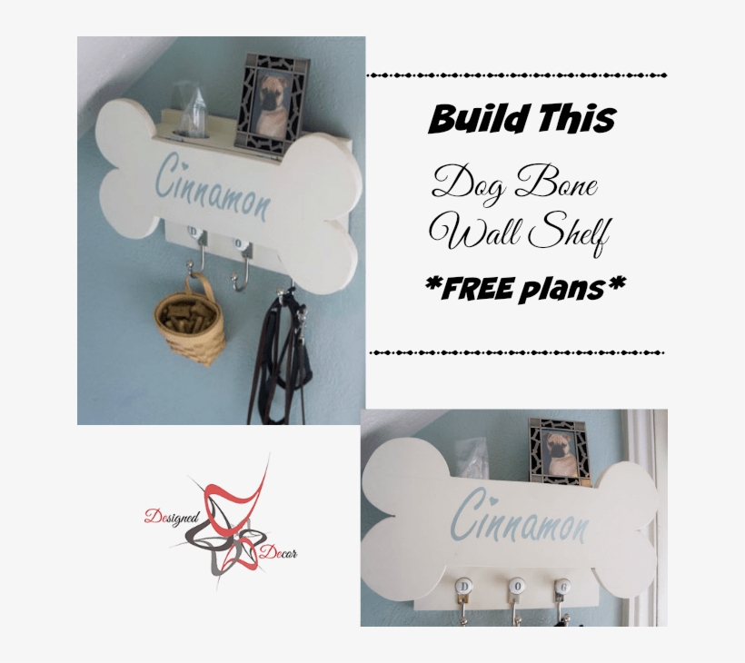Dog Bone Wall Shelf - Congratulations Doodled Engagement Ring! Card, transparent png download