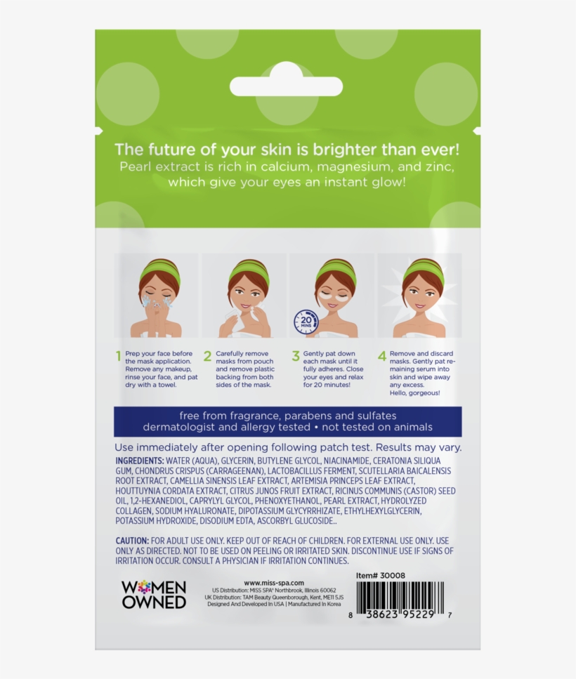 Brighten Gel Eye Masks Sale - Facial, transparent png download