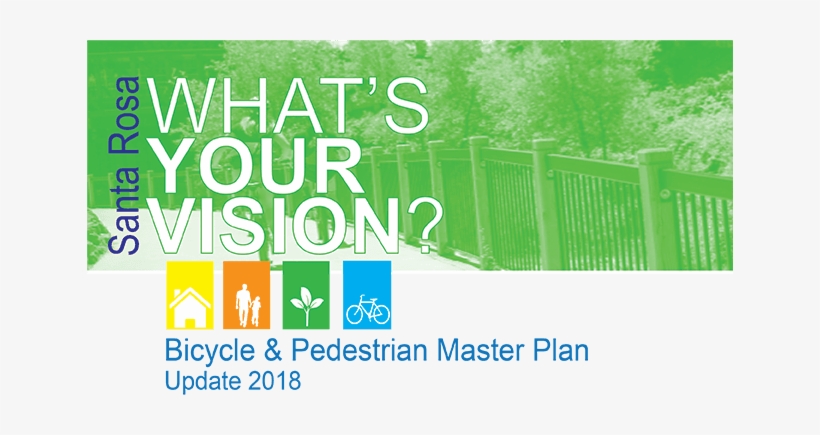 The City Of Santa Rosa Is Updating Their Bicycle And - Bicycle, transparent png download