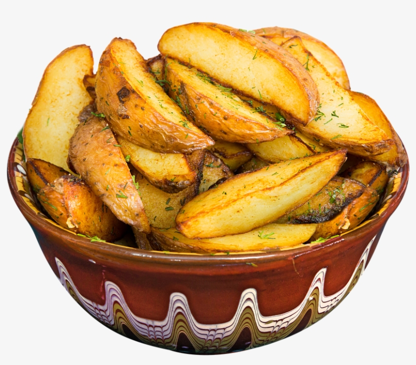 Fried Food, Potatoes, Vegetables, Food, Restaurant - Fried Potatoes Png, transparent png download