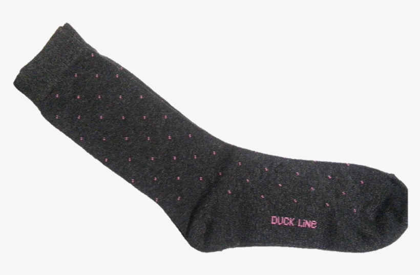 Negros Puntos Rosas - Sock, transparent png download