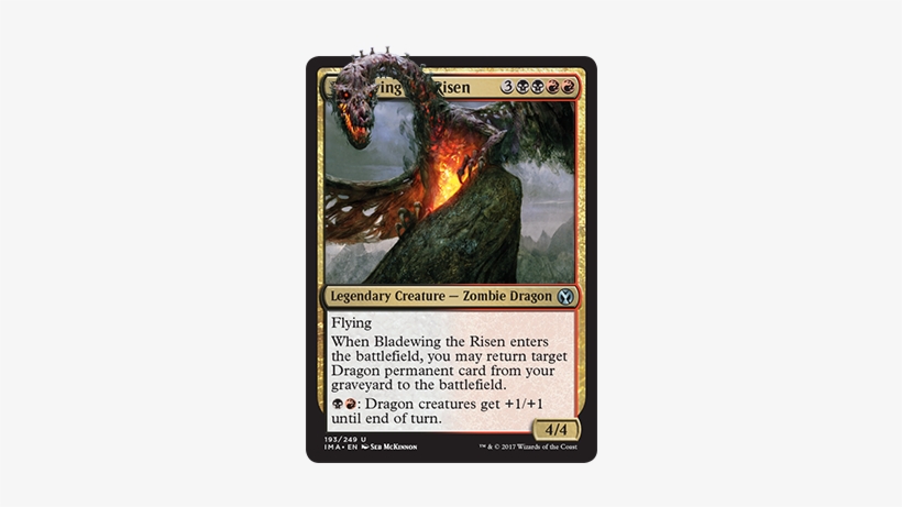 Bladewing The Risen - Magic The Gathering: Bladewing The Risen - Iconic Masters, transparent png download