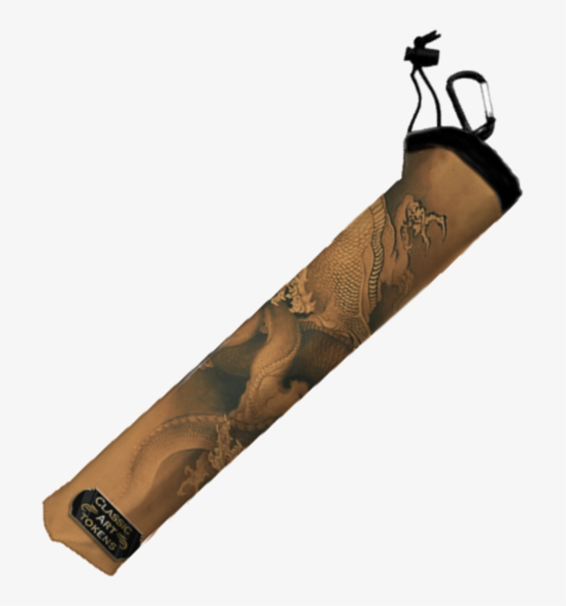 Dragon Playmat Bag By Kanō Hōgai - Inked Gaming Playmat Bag: Argyle Green And Black, transparent png download