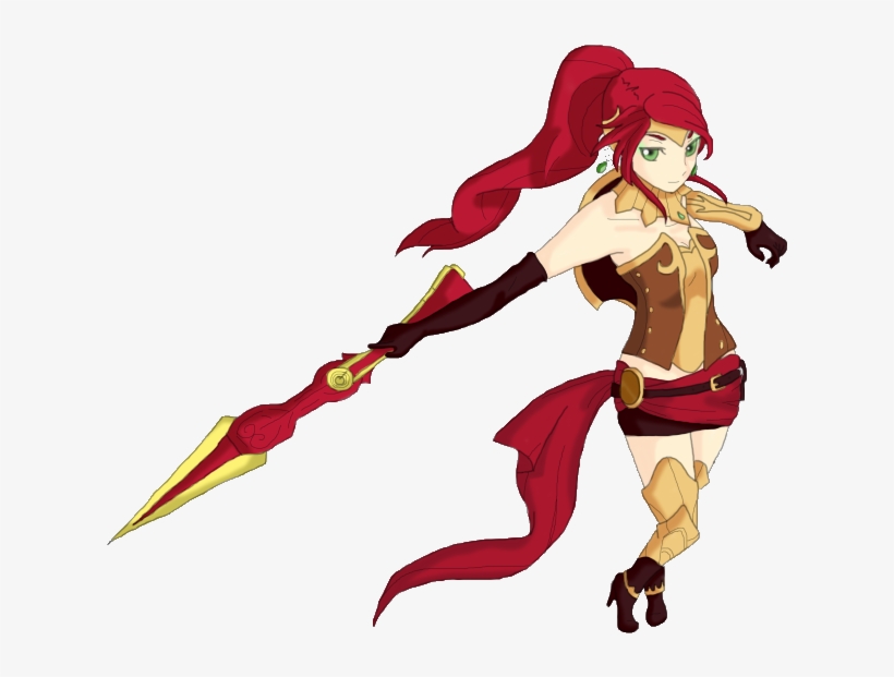 Rwby Pyrrha Nikos By Sourwolfhale-d6s5ve8 - Rwby Pyrrha Nikos Png, transparent png download