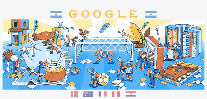Fifa World Cup 2018 Google Doodle, transparent png download