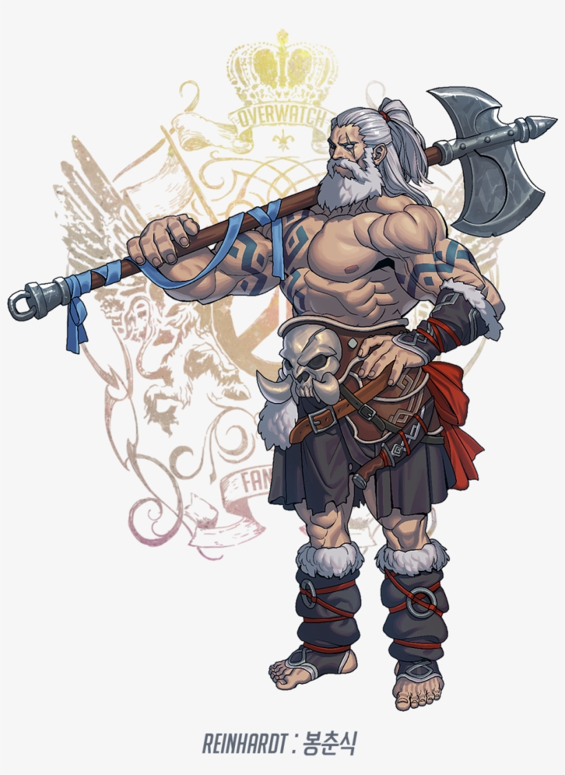 Reinhardt Overwatch Fantasia - Overwatch Fantasy Art, transparent png download