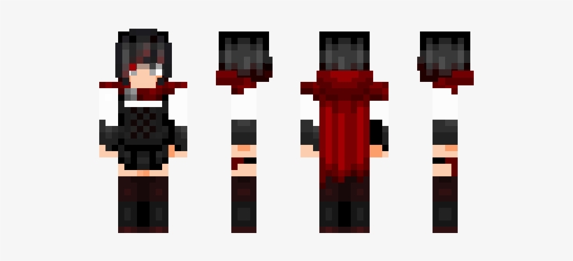 Minecraft Skin Rwby - Minecraft, transparent png download