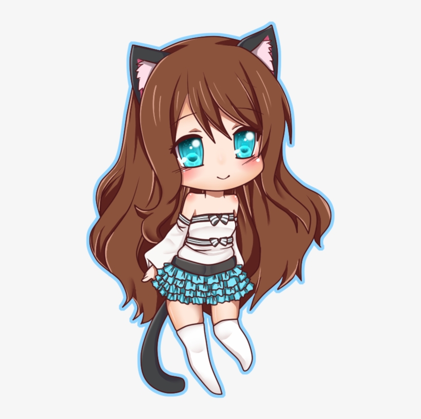 Transparent Background By Eruzascarlet - Chibi Girl With Transparent Background, transparent png download