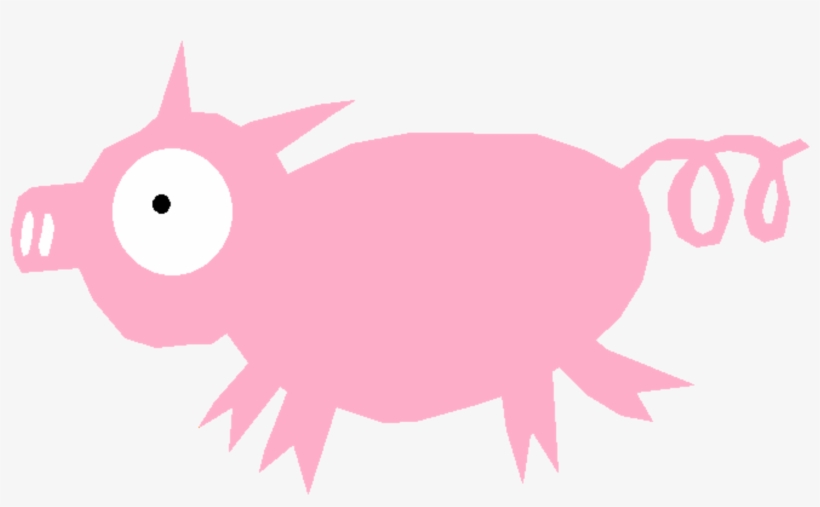 Image Black And White Pig S Free On Dumielauxepices - Pink Paint Splash Clipart, transparent png download