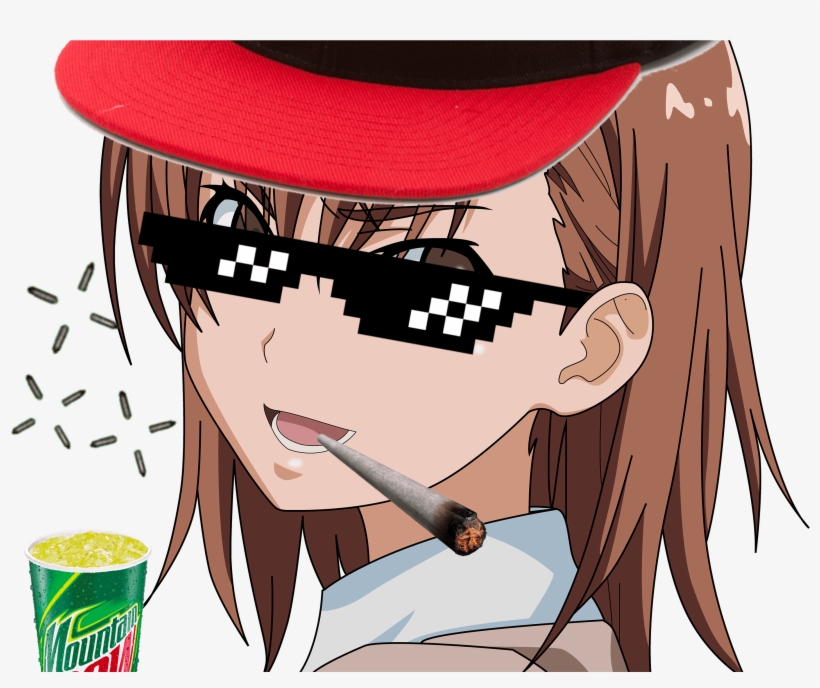 Mlg Mikoto Misaka - Misaka Mikoto Transparent Gif, transparent png download