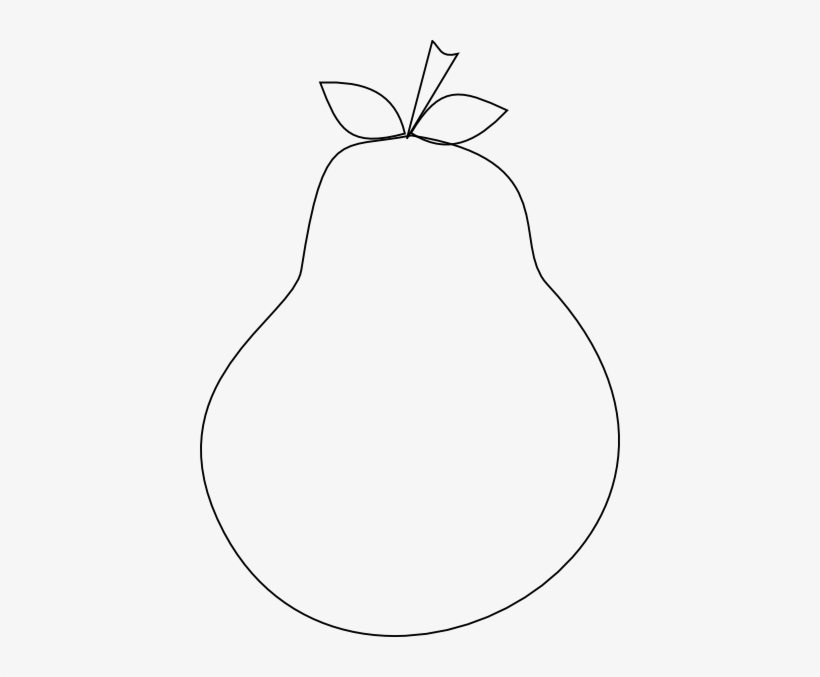 Pear Clipart Fruit Clip Art Photo - Black And White Pear Clip Art, transparent png download