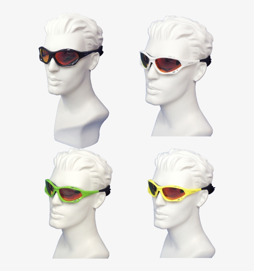 The Sunglasses For Water Sports-red Color Lens - Sunglasses, transparent png download