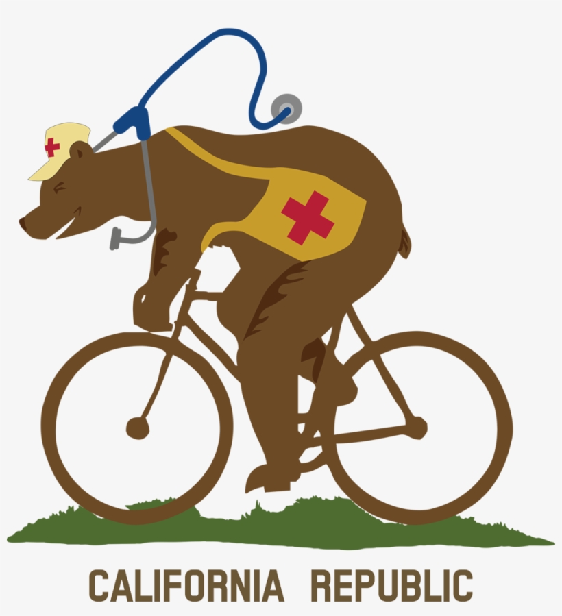 Ride With The Bear - Road Bicycle, transparent png download