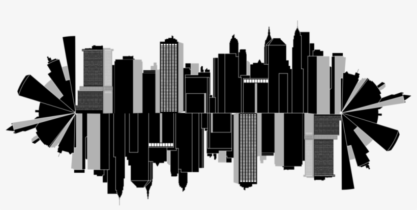 Free Cityscape Png Picture - Cityscape Png, transparent png download
