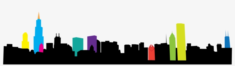 Close - Chicago Skyline Pop Art Transparent, transparent png download