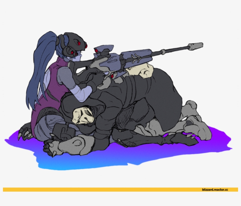 Energy Conservation Poster - Overwatch Widowmaker And Reaper, transparent png download