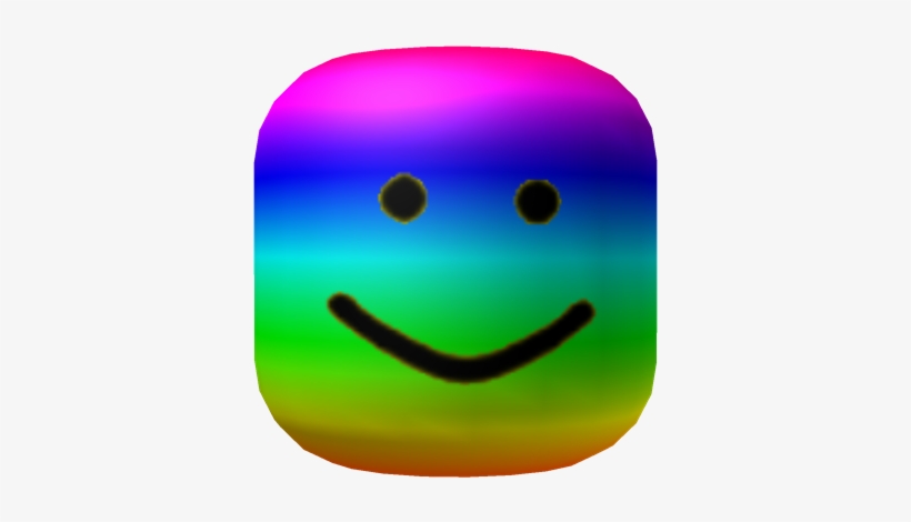 Download Uploads 2fbighead Rainbow 146 1466364 Roblox Head Png 