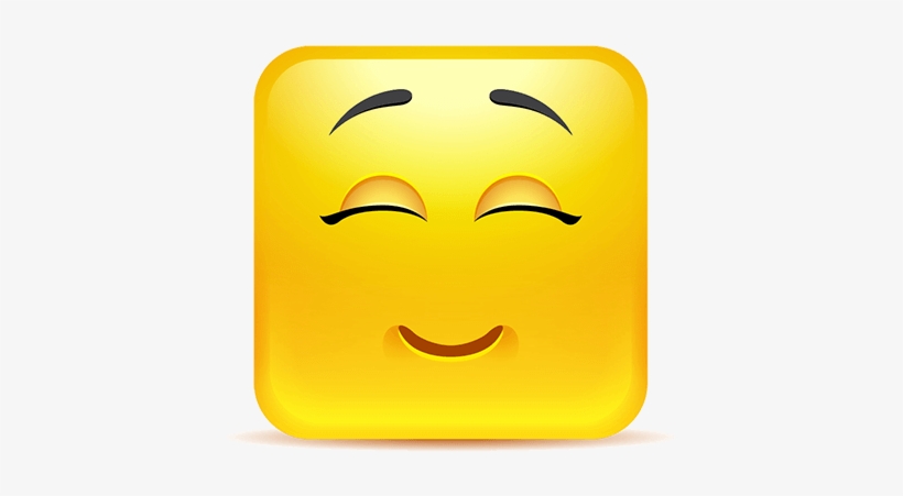 Yellow Square Smiley Emoji Stickers Messages Sticker-7 - Square 9 Softworks, transparent png download