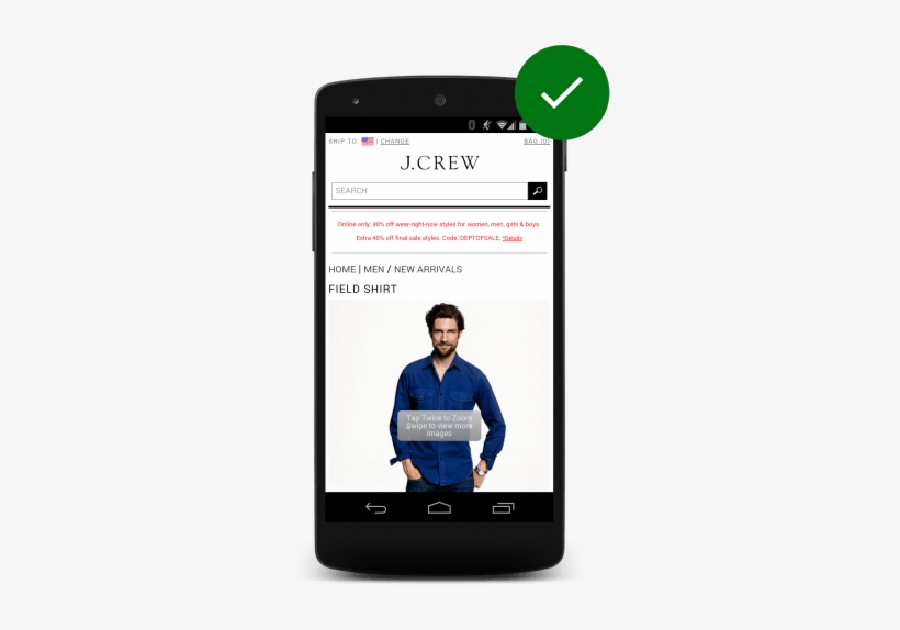 Crews Website With Expandable Product Image - Iphone, transparent png download