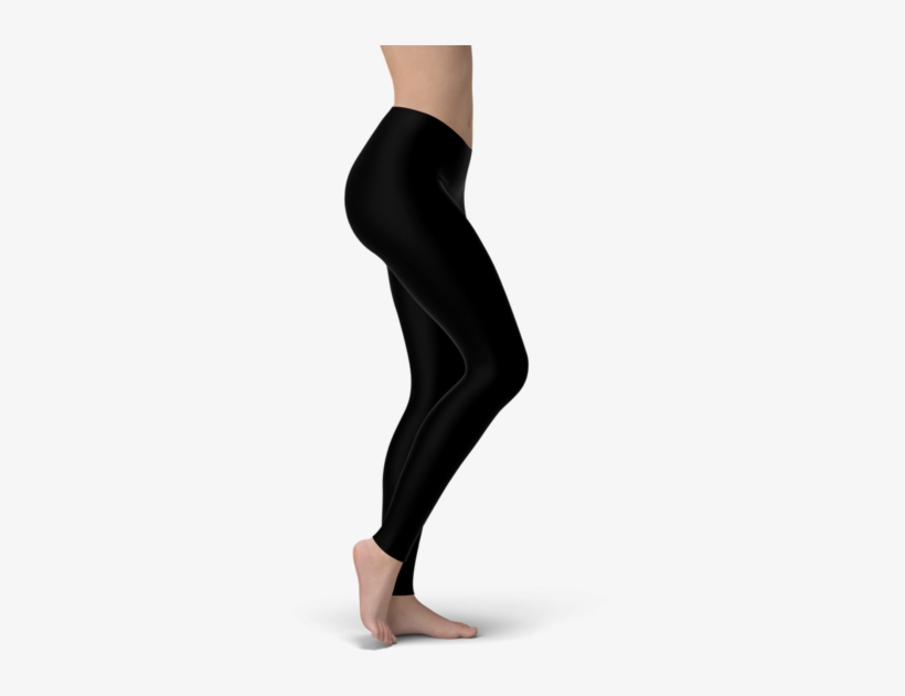 Solid Black Buttery Soft Leggings - Military Yoga Pants, transparent png download