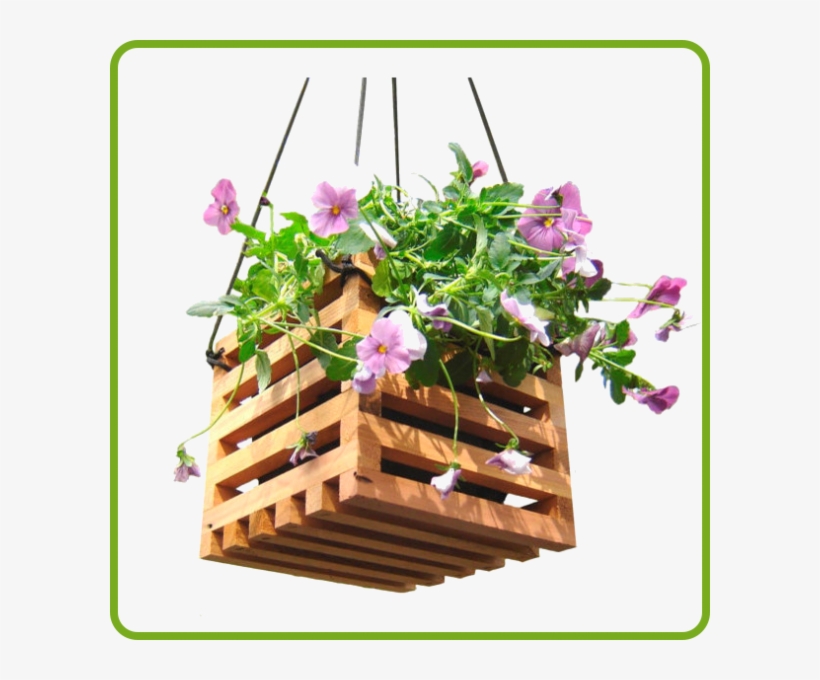 Hanging-planter - Поделки Для Сада Своими Руками Из Подручного Материала, transparent png download