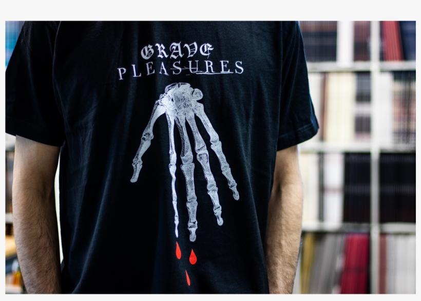 Grave Pleasures "skeleton Hand" Black - Grave Pleasures Shirt, transparent png download