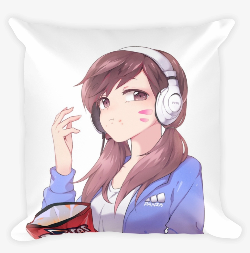 Va Eating Doritos - Simple D Va Drawing, transparent png download