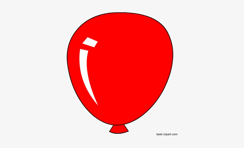 Free Red Balloon Clip Art Image - Red Balloon Clip Art, transparent png download