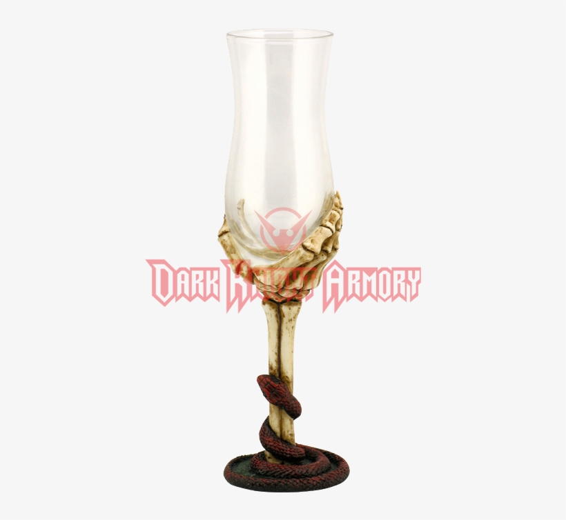 Skeleton Hand Dessert Wine Glass - Skeleton Hand Dessert Wine Glass By Veronese, transparent png download