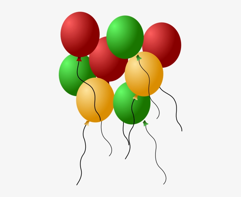 Balloon Clipart Seven - Tarjeta De Cumpleaños Con Bendiciones, transparent png download