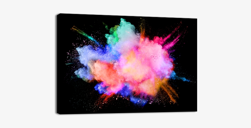 Multicolored Powder Splash - Nebula, transparent png download