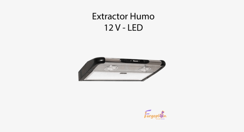 Campana Extractora Humo Led Flat 12 V - Campana Extractora 12v, transparent png download